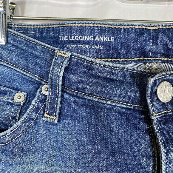 AG Adriano Goldschmied The Legging Ankle Super Skinny Jeans Women's 28R Blue - Picture 4 of 7